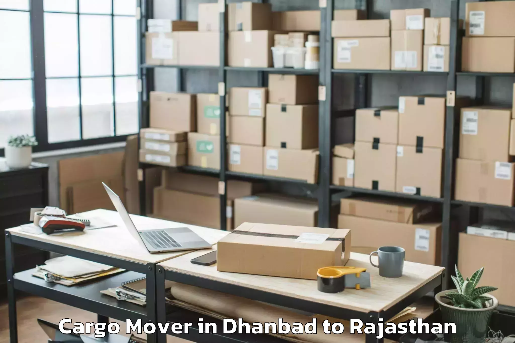 Leading Dhanbad to Tonk Cargo Mover Provider